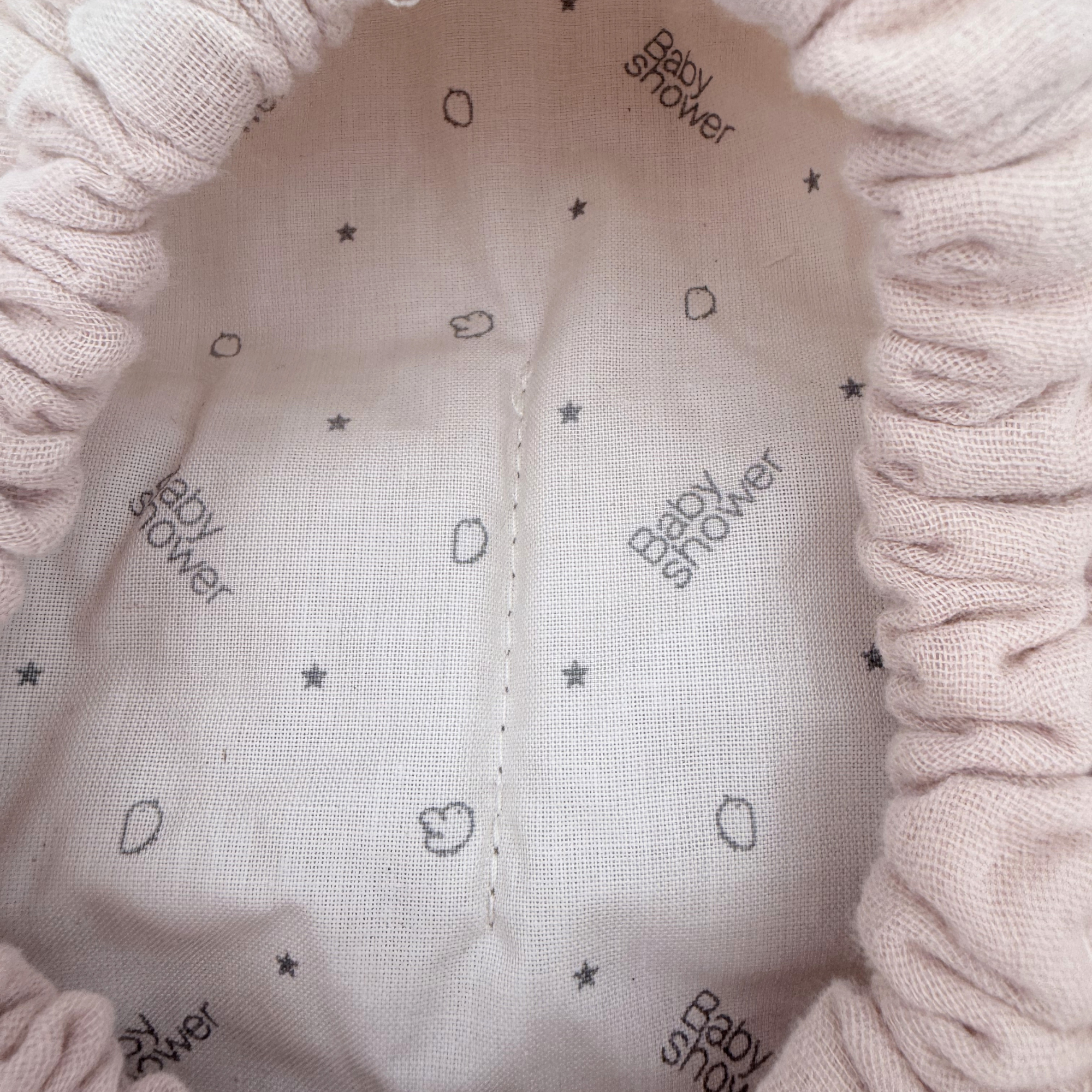 Housse lingette gaze de coton nude