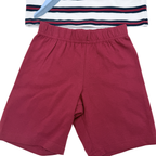 Pyjama requin phosphorescent et short rouge — 2 ans