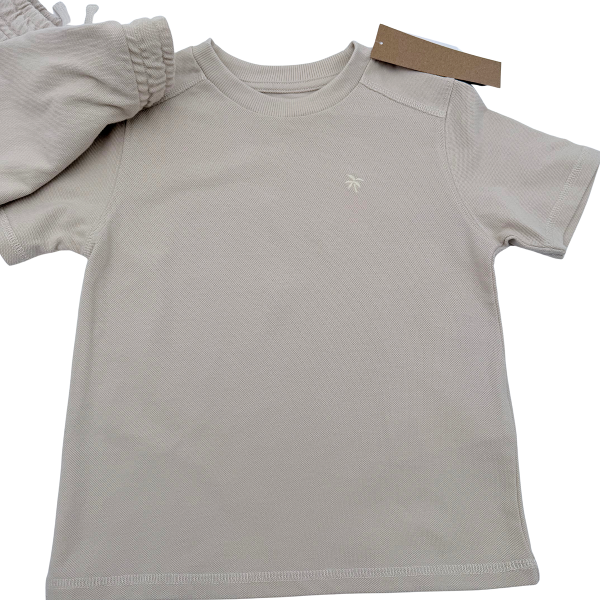 Ensemble t-shirt et short en tissu piqué - 3 ans