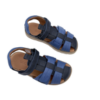 Sandales ouvertes bleu marine et bleu denim — 32