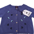Gilet en maille brodé — 12 mois