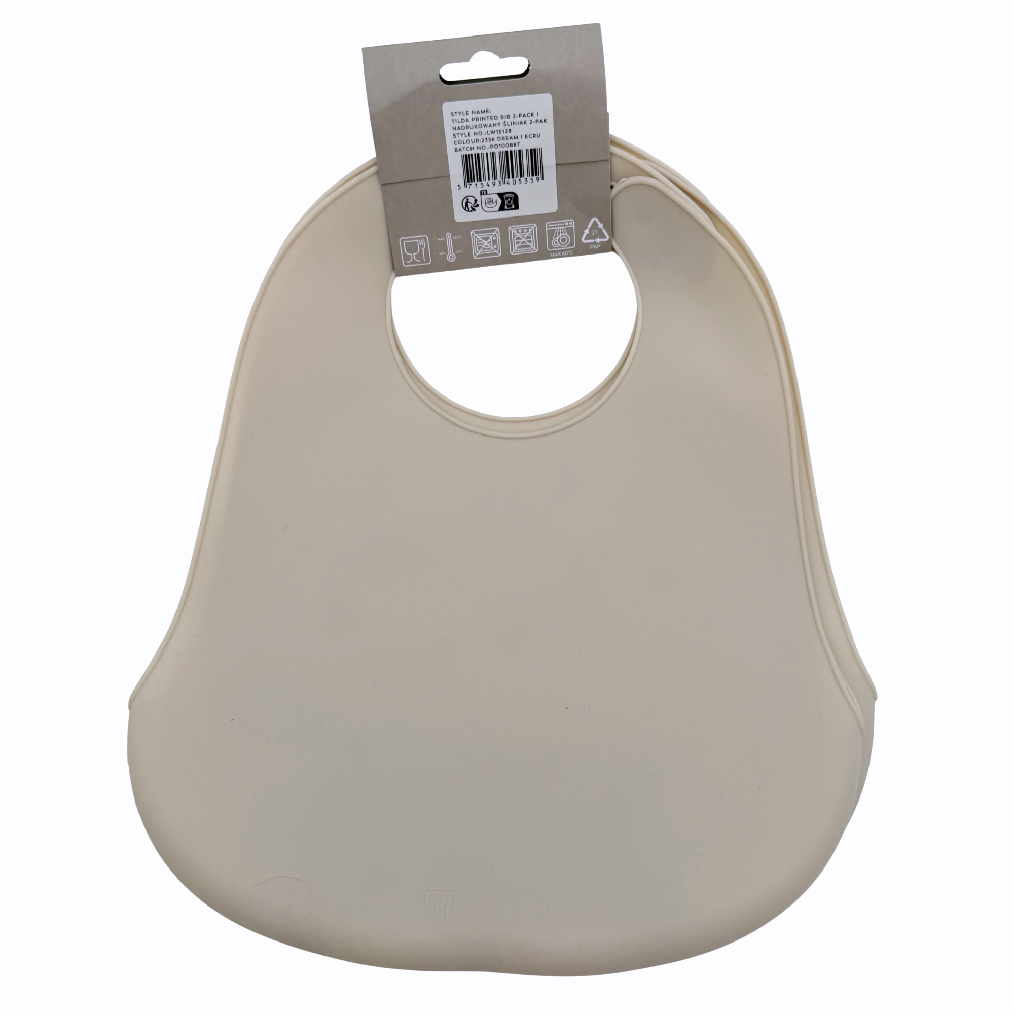 Lot de 2 bavoirs silicone licorne