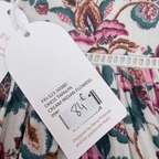 Robe sans manches fleurie — 9 mois