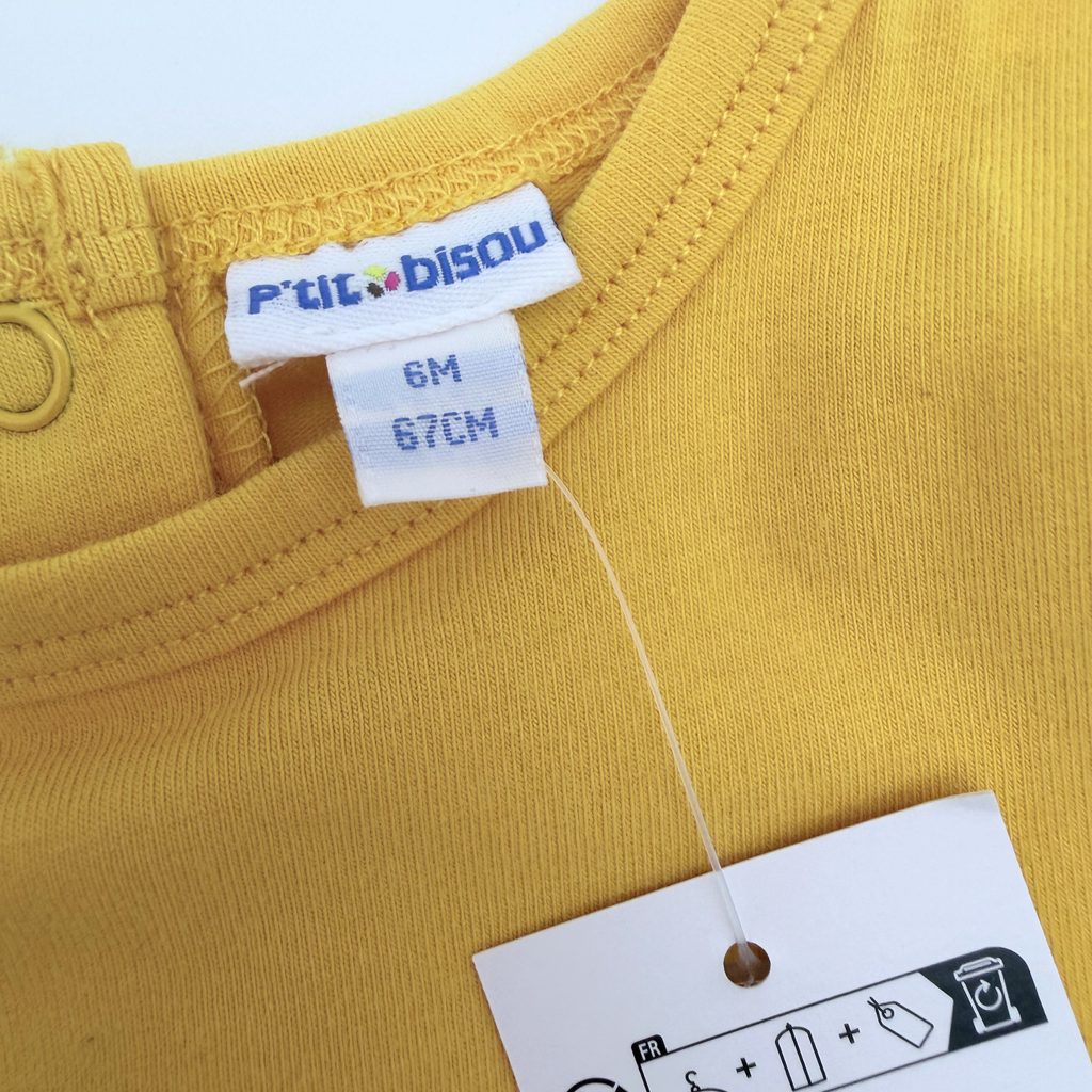 Ensemble t-shirt et short imprimé girafes — 6 mois