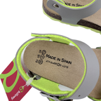 Sandales gris clair fluo — 25