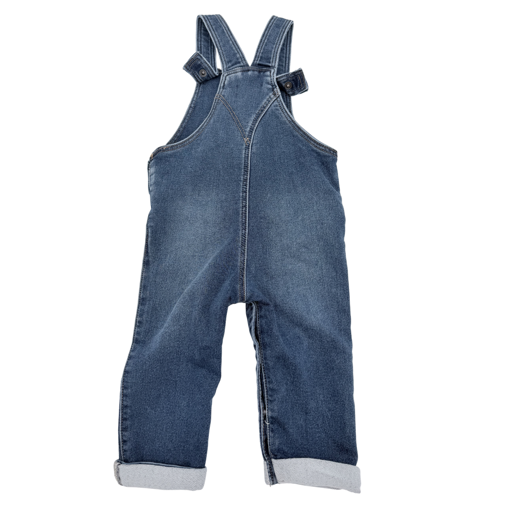 Salopette en jean bleu — 9 mois