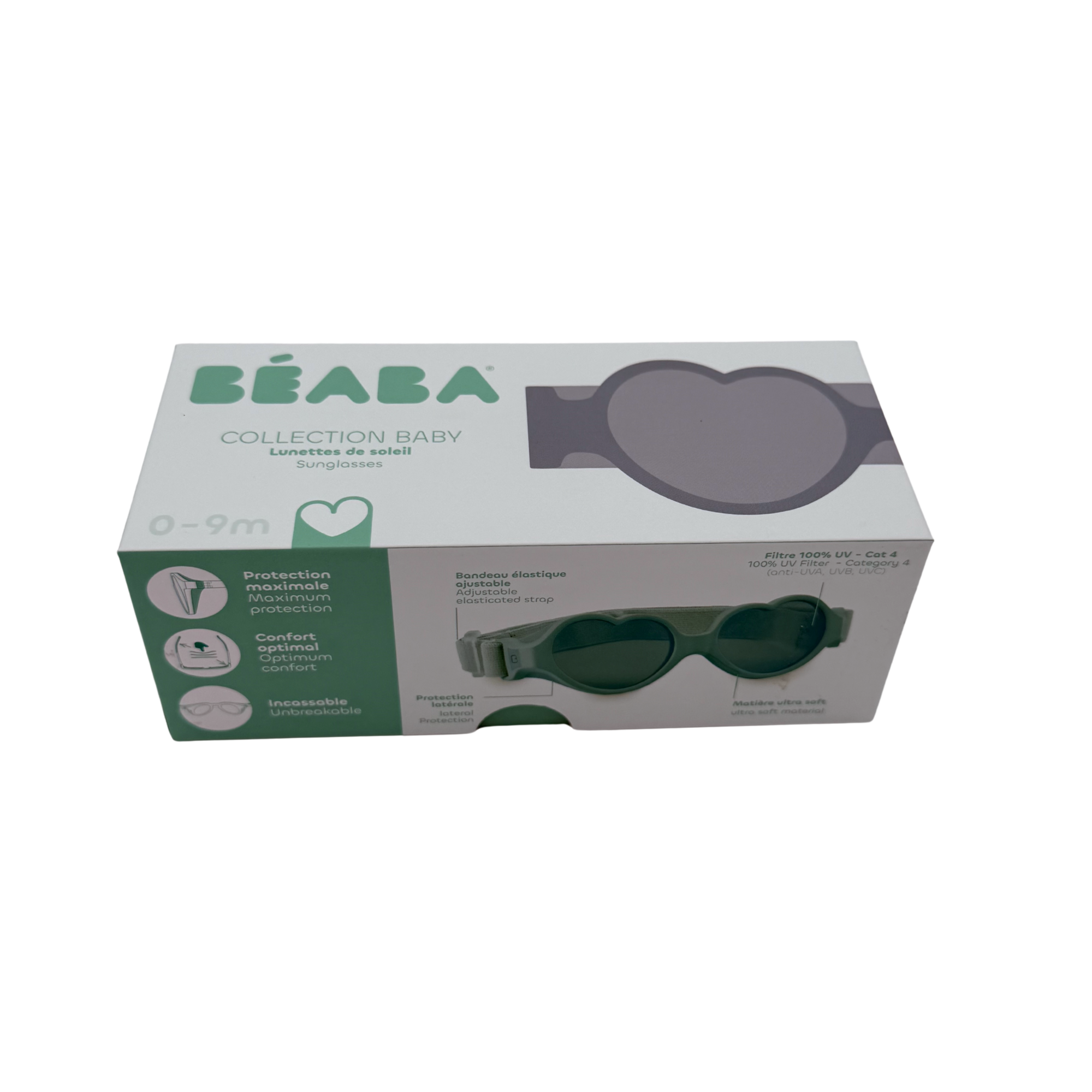Lunettes de soleil bébé UV catégorie 4 — 0-9 mois