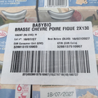 Brassé chèvre poire figue — 12 pots