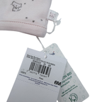 Gilet rose pâle imprimé étoiles — 6 mois