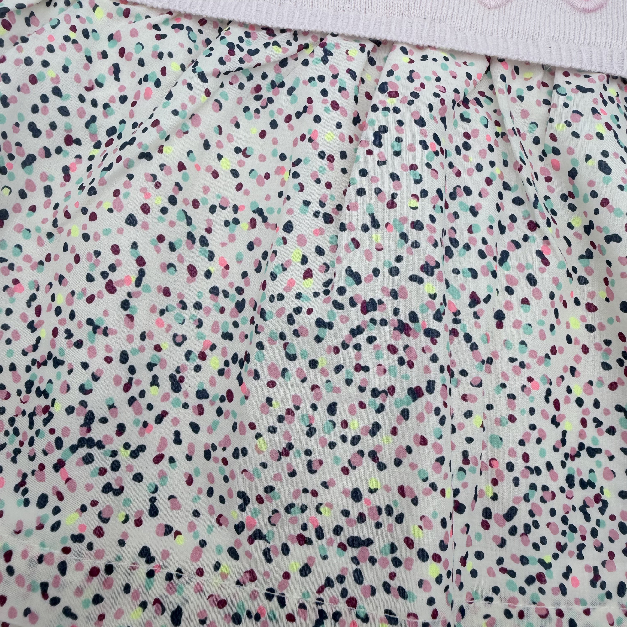 Robe bébé dinosaure rose — 9 mois