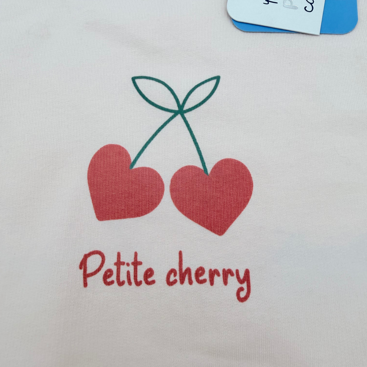 Sweat bébé Petite Cherry rose - 3 mois