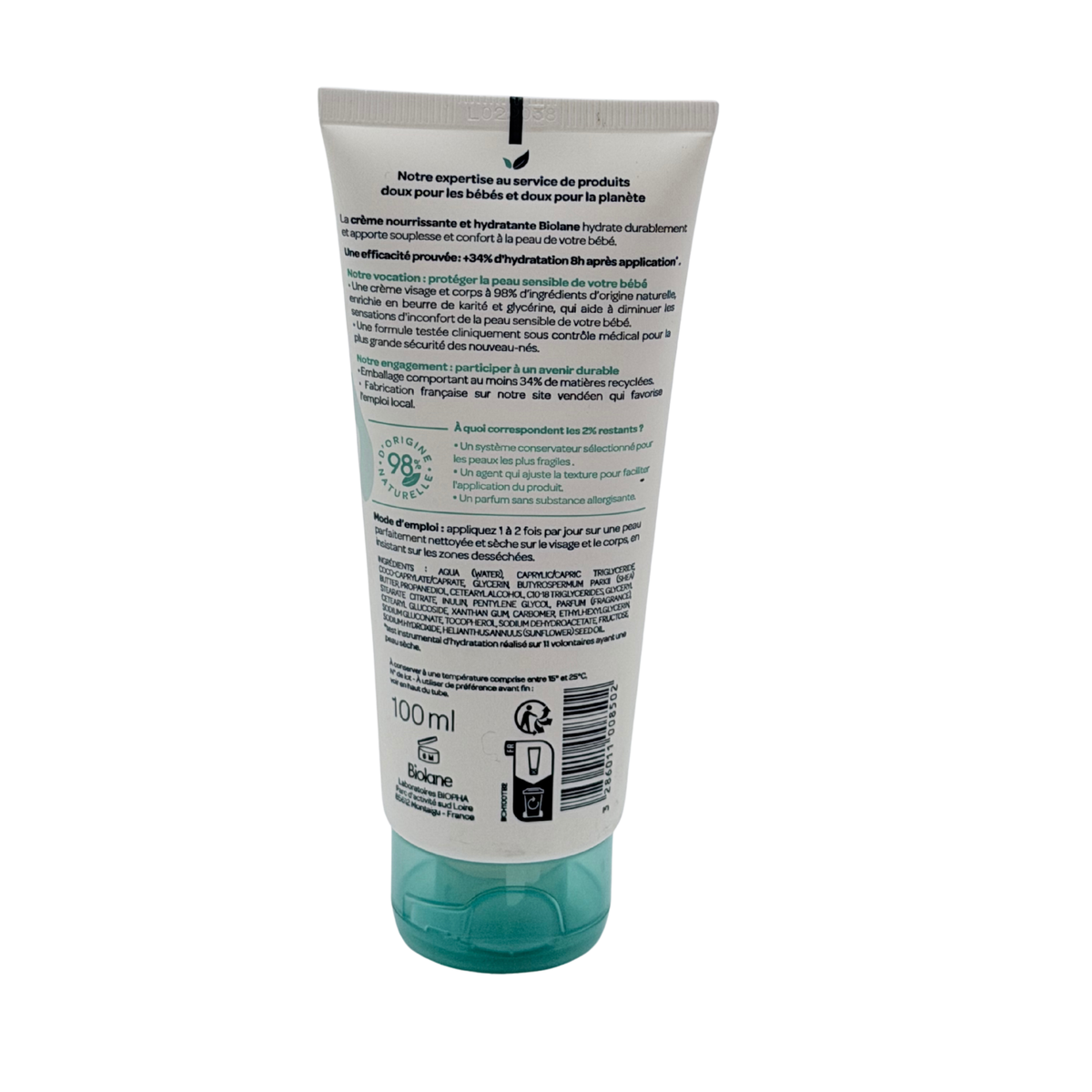 Crème nourrissante et hydratante — 100 ml