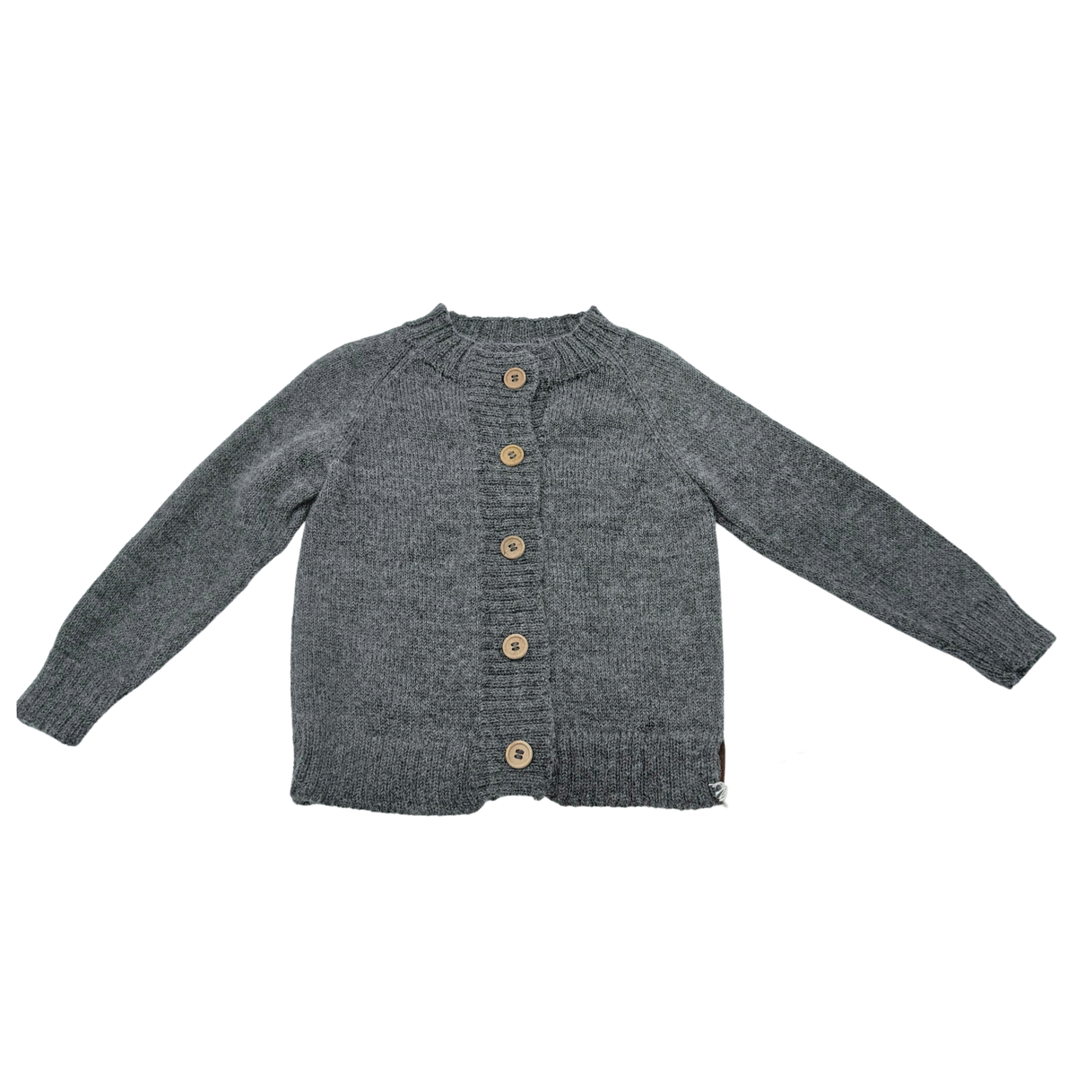 Gilet gris en baby alpaga - 18 mois