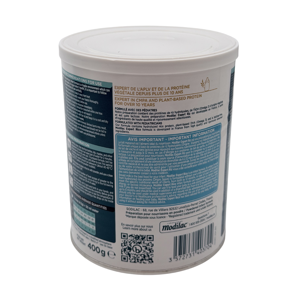 Lait infantile Modilac Expert Riz – 0 à 12 mois