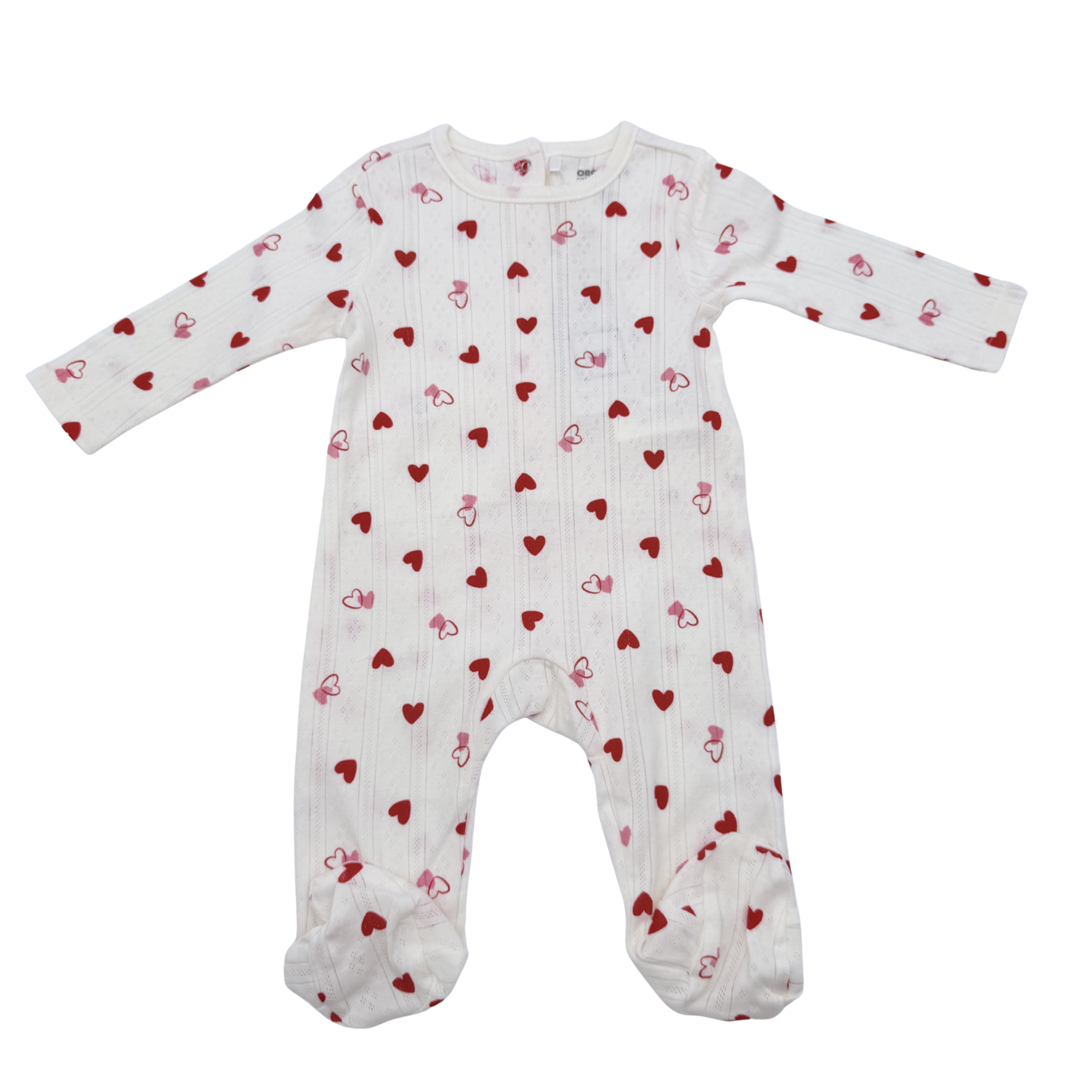 Pyjama dors-bien imprimé cœurs - 9 mois