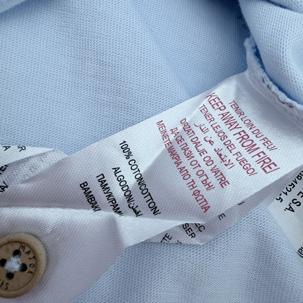 T-shirt bébé bleu clair imprimé Paris — 24 mois