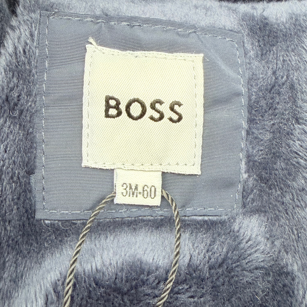 Combinaison pilote bébé bleu clair et bleu marine - 3 mois