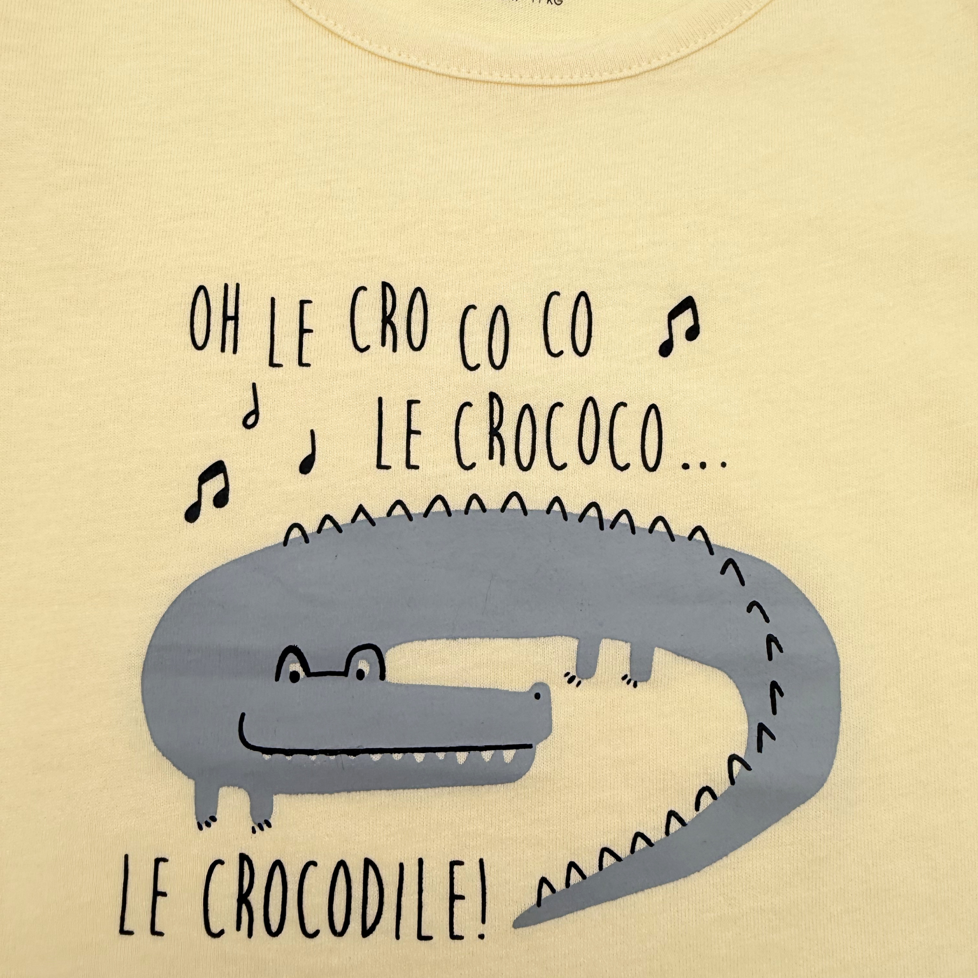 T-shirt à motif crocodile — 18 mois