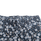 Pantalon bleu à motifs fleuris - 6 mois