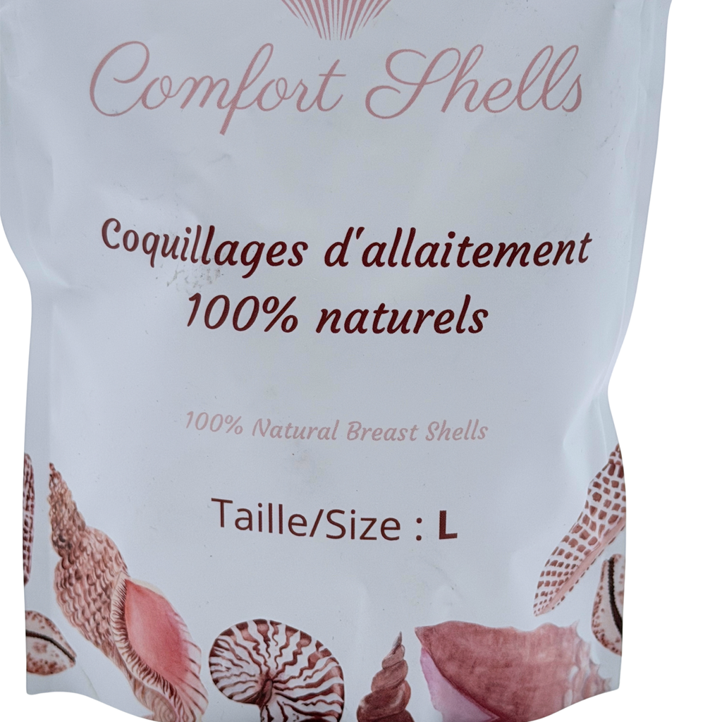Coquillages d’allaitement naturels – Taille L