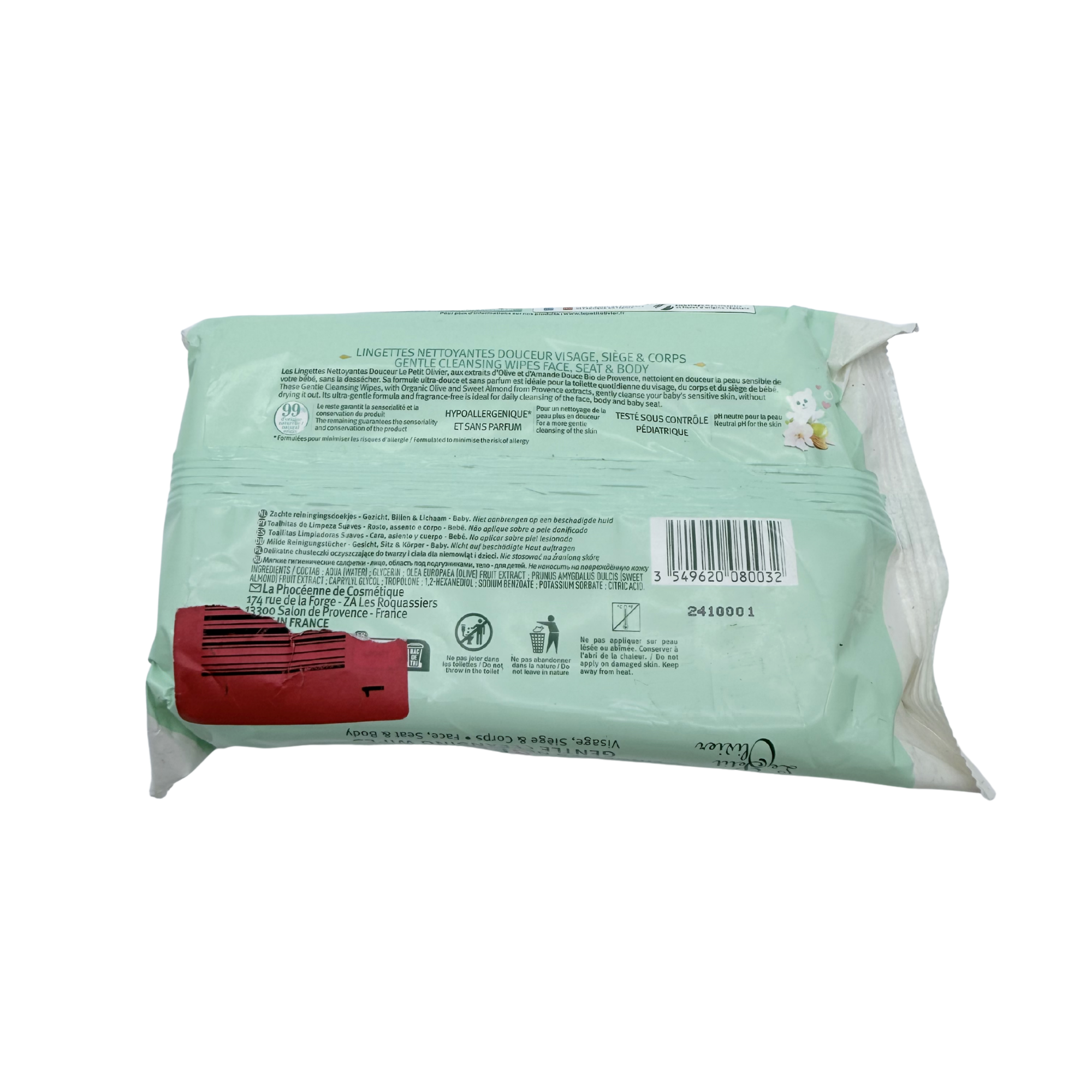 Paquet de lingettes Bébé — x56
