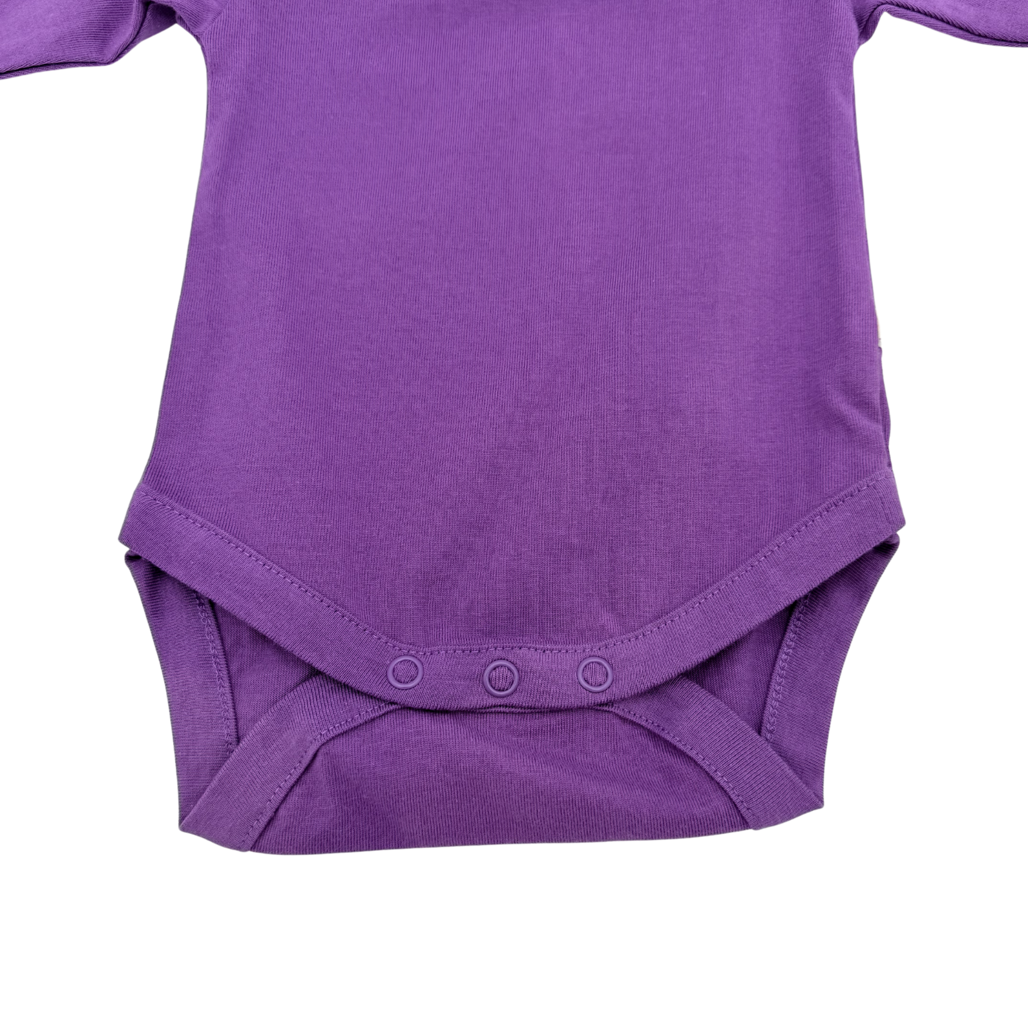 Body bébé violet manches longues — 0-3 mois