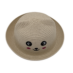 Chapeau bébé beige visage souriant — 12-24 mois