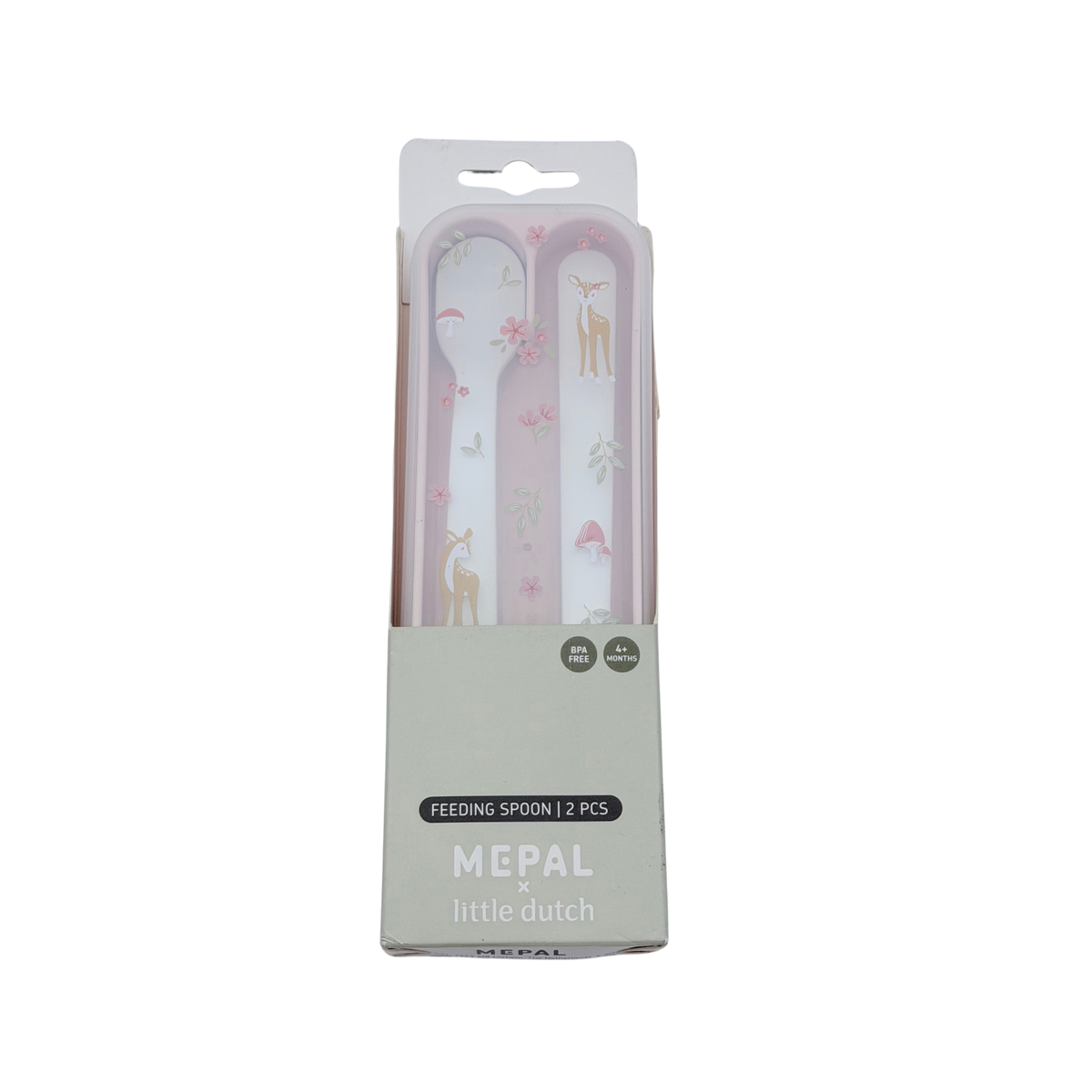 Lot de 2 cuillères bébé décor forêt - Little Dutch