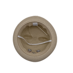 Chapeau bébé beige visage souriant — 12-24 mois