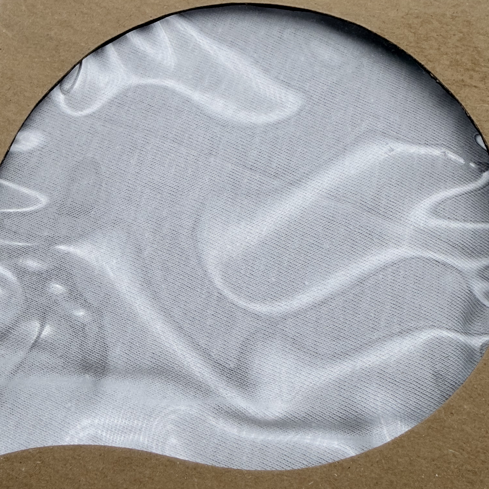 Drap-housse gris — 60 x 120 cm