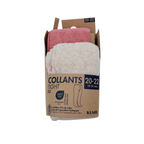 Lot de 2 collants bébé rose et écru – 20-22