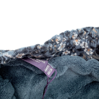 Pantalon bleu à motifs fleuris - 6 mois