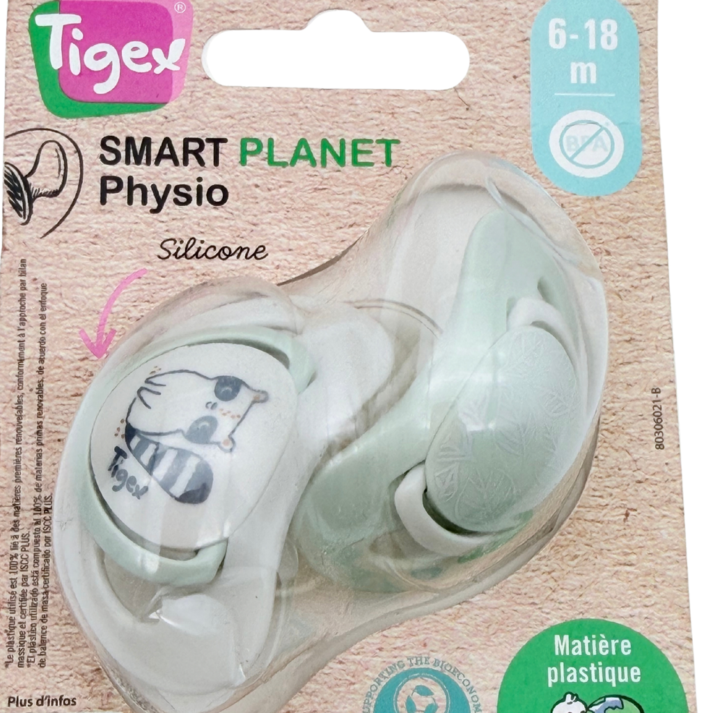 Sucette physiologique Smart Planet vert d’eau – 6-18 mois