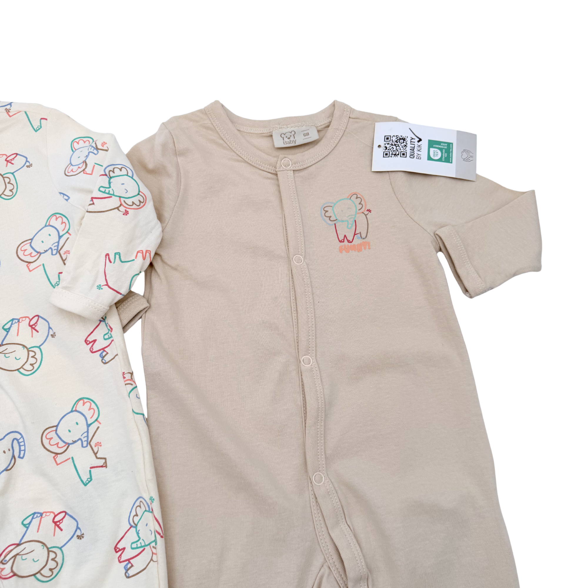 Lot de 2 pyjamas bébé – 6 mois