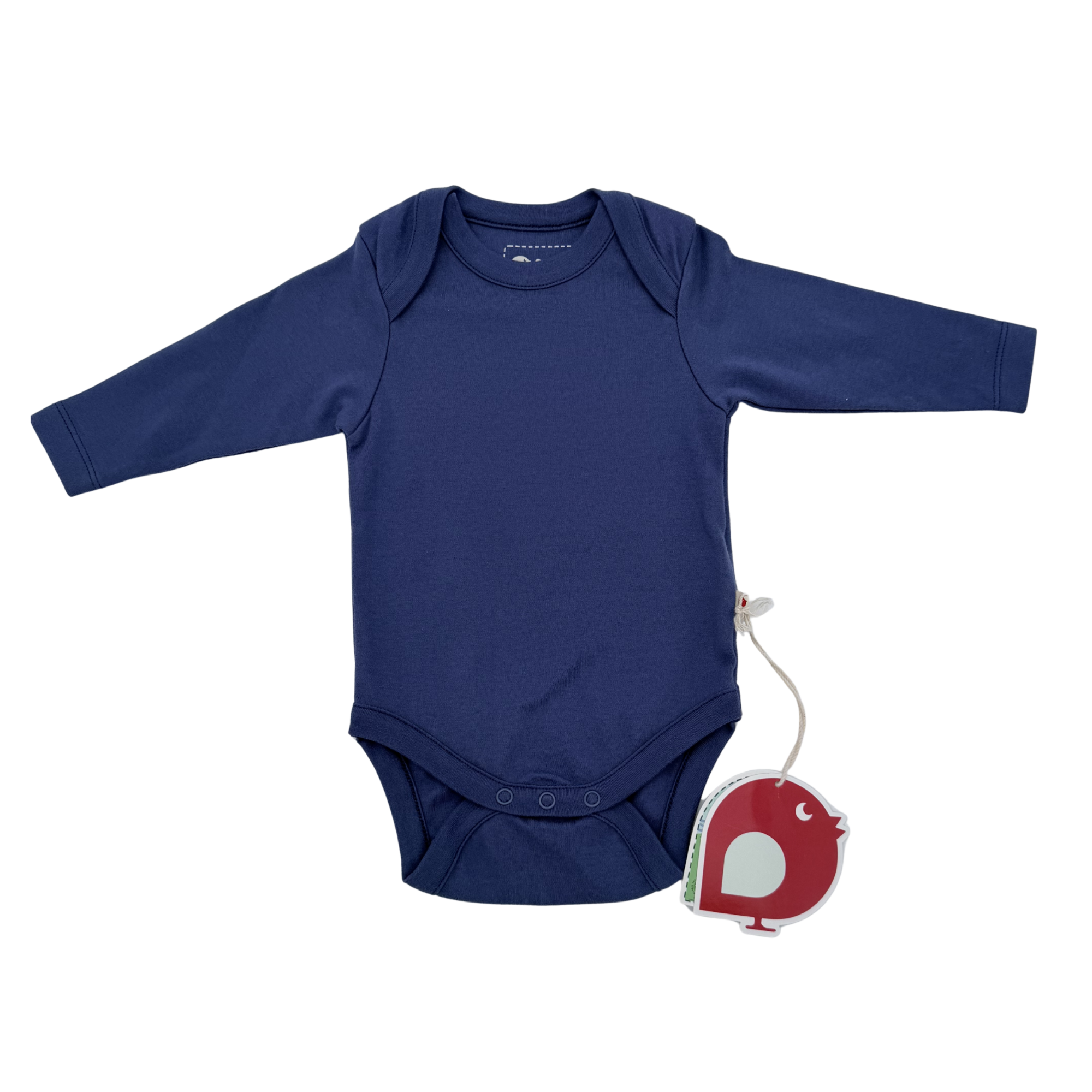 Body bébé bleu manches longues — 0-3 mois