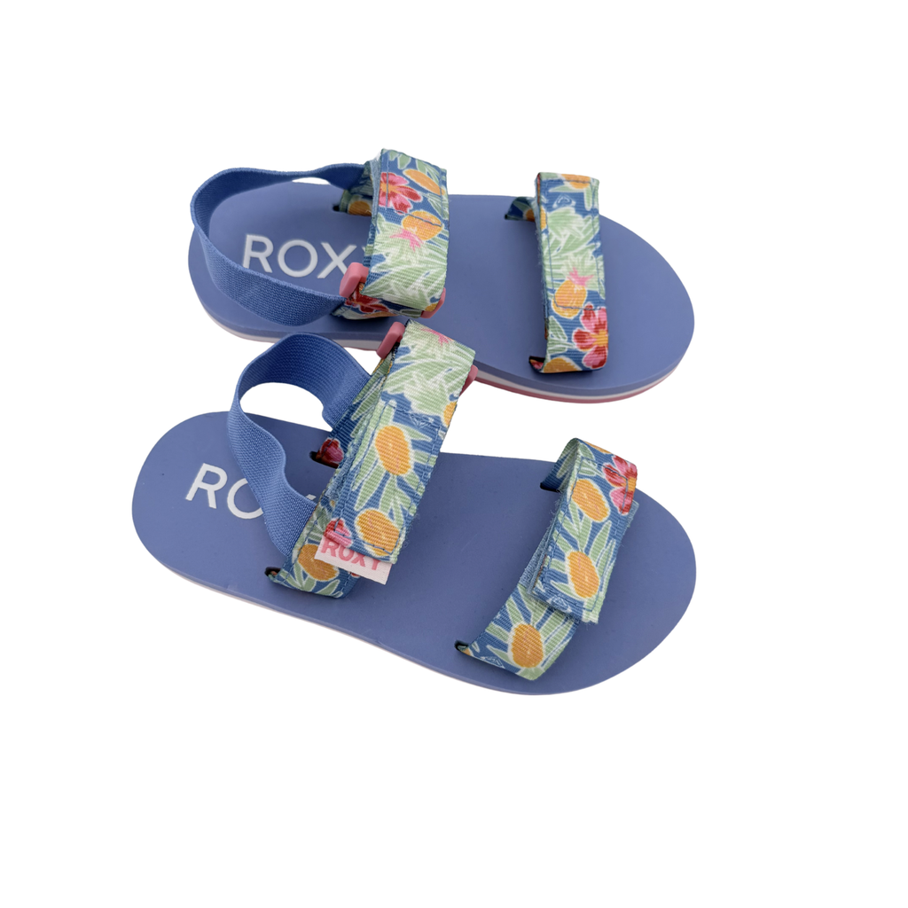 Sandales imprimé tropical multicolore — 25