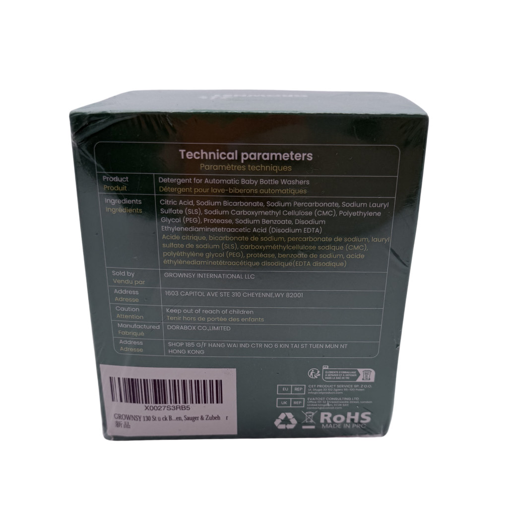 Tablettes détergentes pour lave-biberons automatique x130