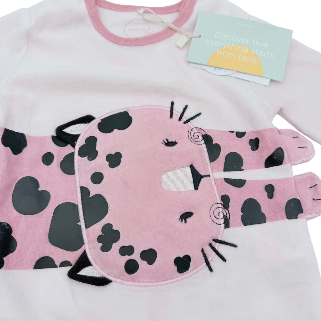Pyjama bébé rose motif animal - 18 mois