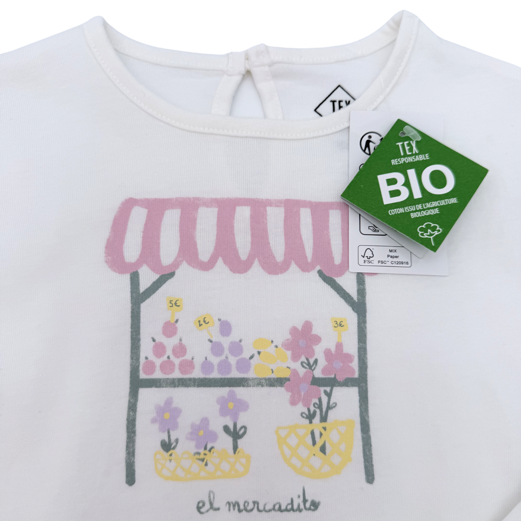 Lot de 2 t-shirts manches longues roses — 18 mois