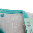 Pyjama bébé turquoise et gris motif ours - 12 mois