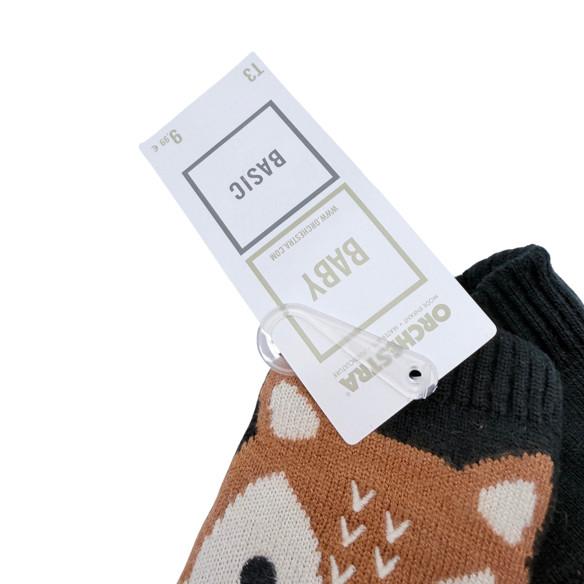 Moufles bébé motif renard – 18-36 mois