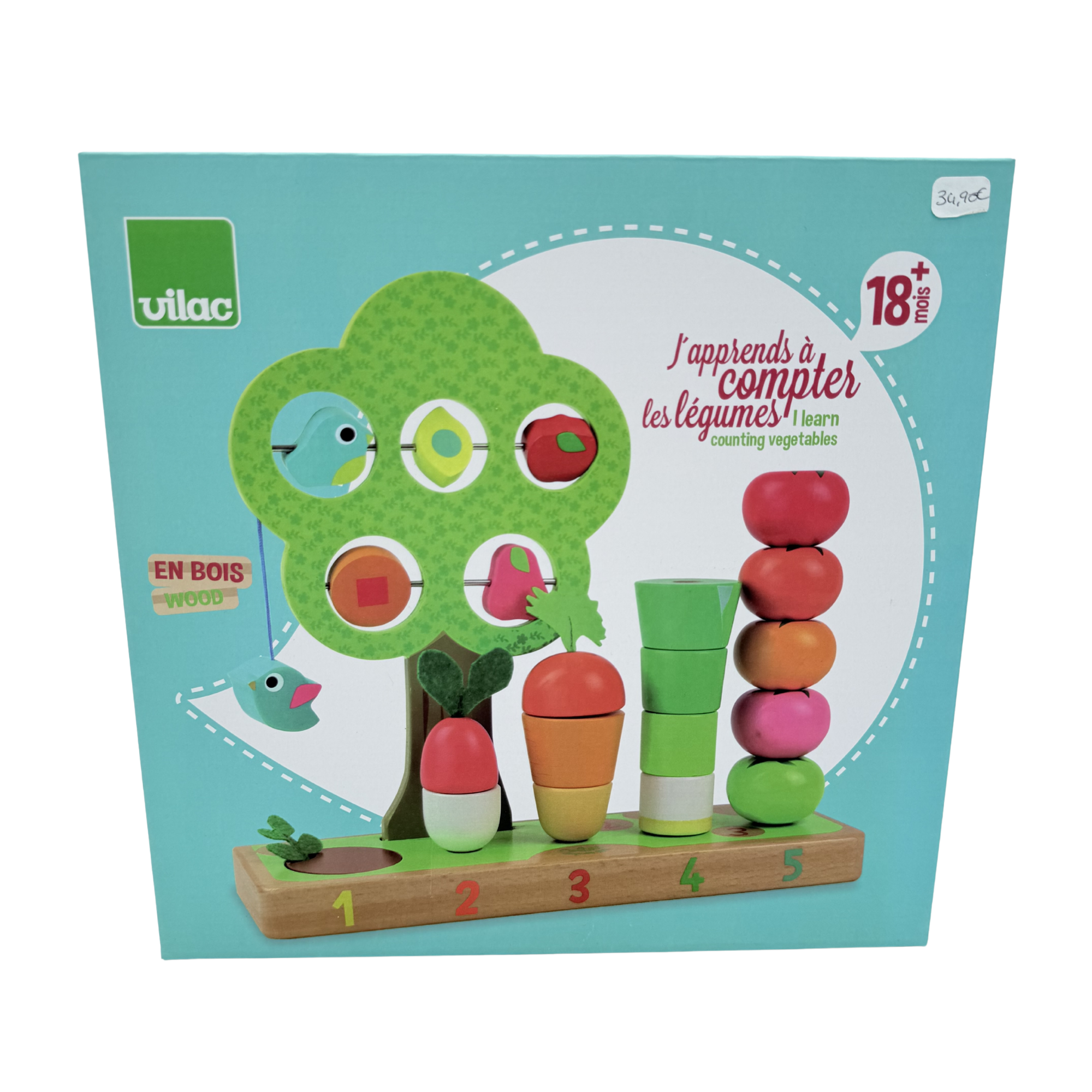 J'apprends à compter les légumes
