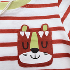 T-shirt rayé ours — 18 mois