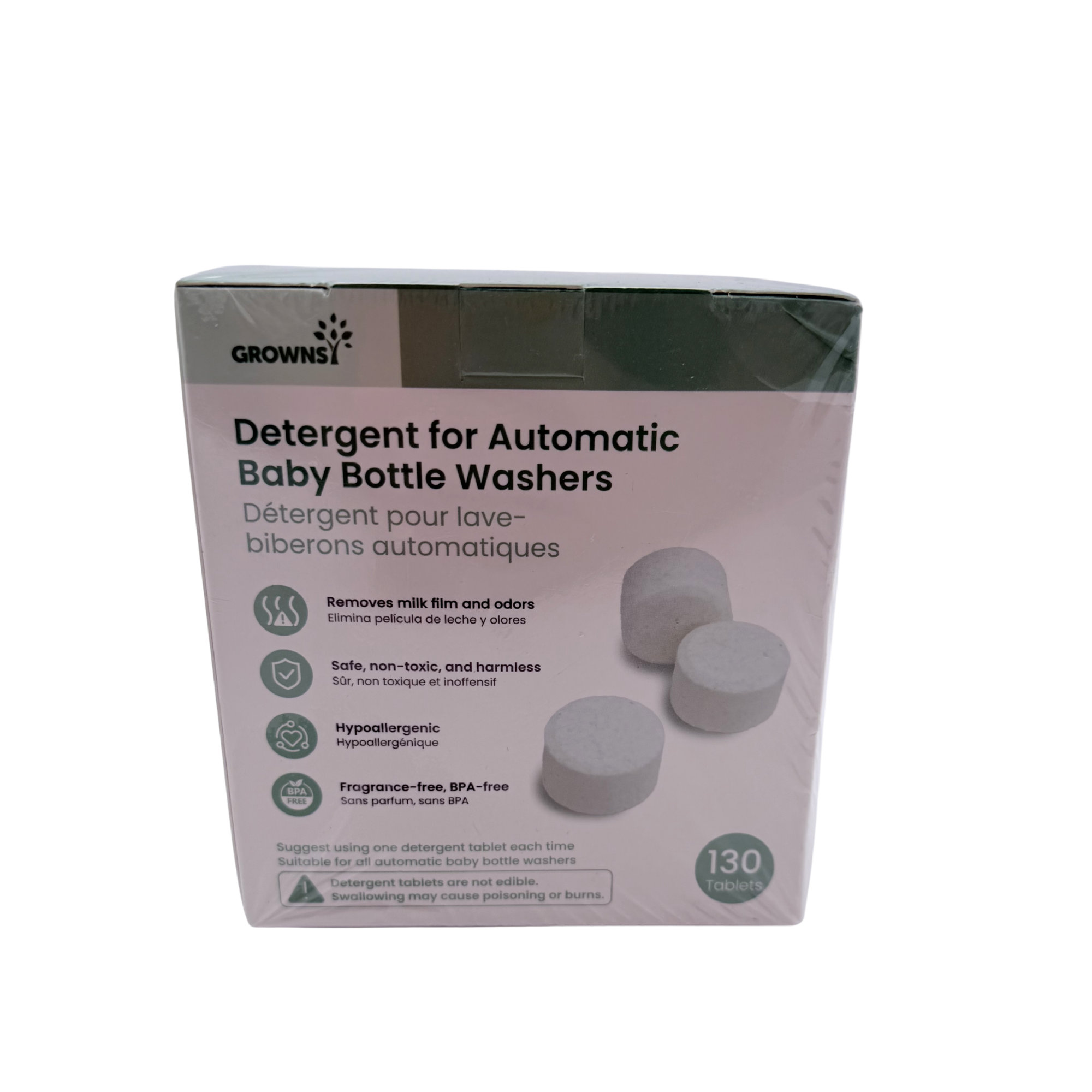 Tablettes détergentes pour lave-biberons automatique x130