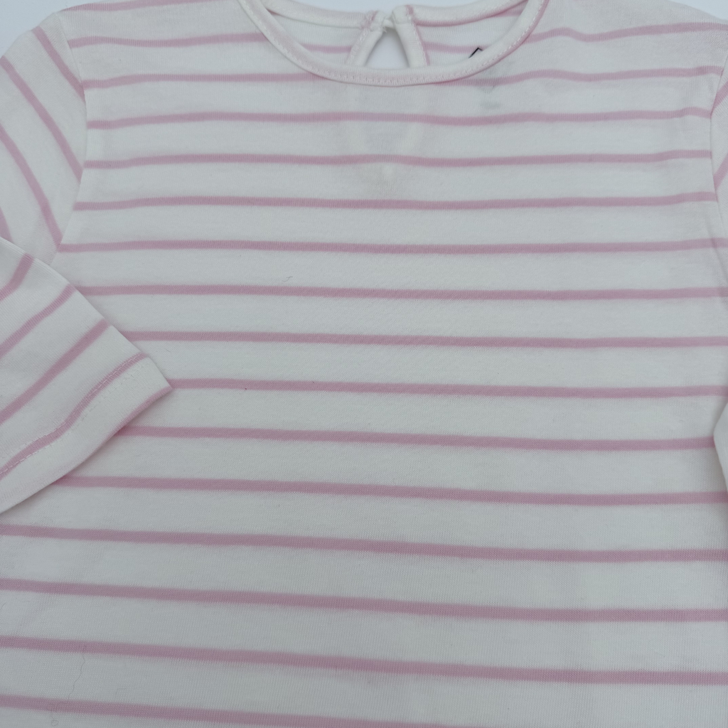 Lot de 2 t-shirts manches longues roses — 18 mois