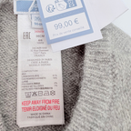Gilet gris en laine et cachemire - 36 mois