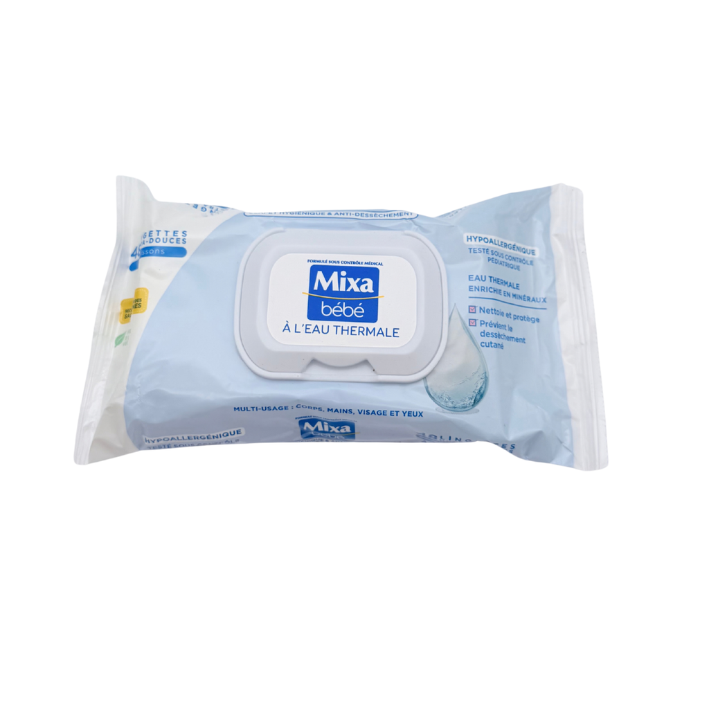 Lingettes bébé à l’eau thermale - x48
