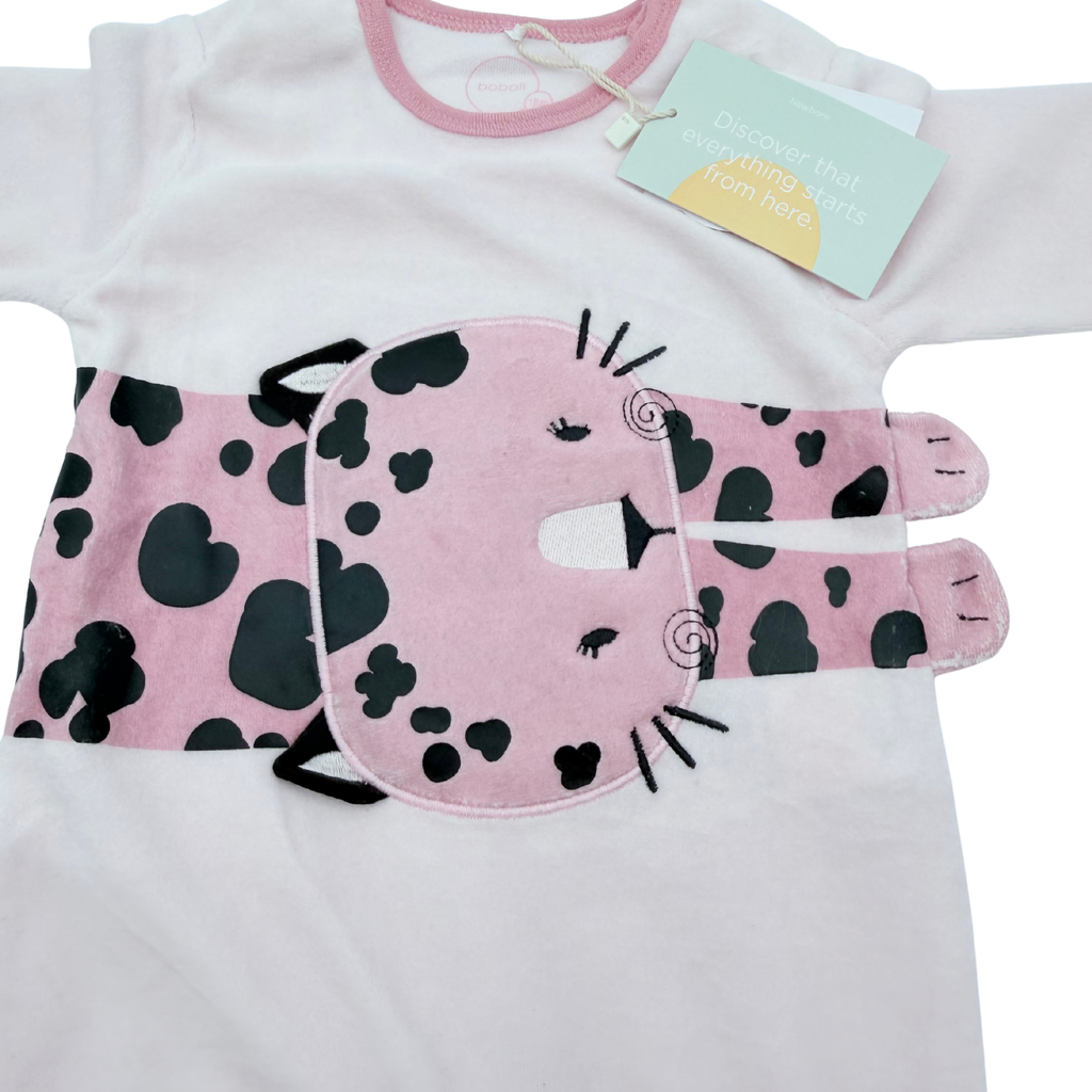 Pyjama bébé rose motif animal - 18 mois