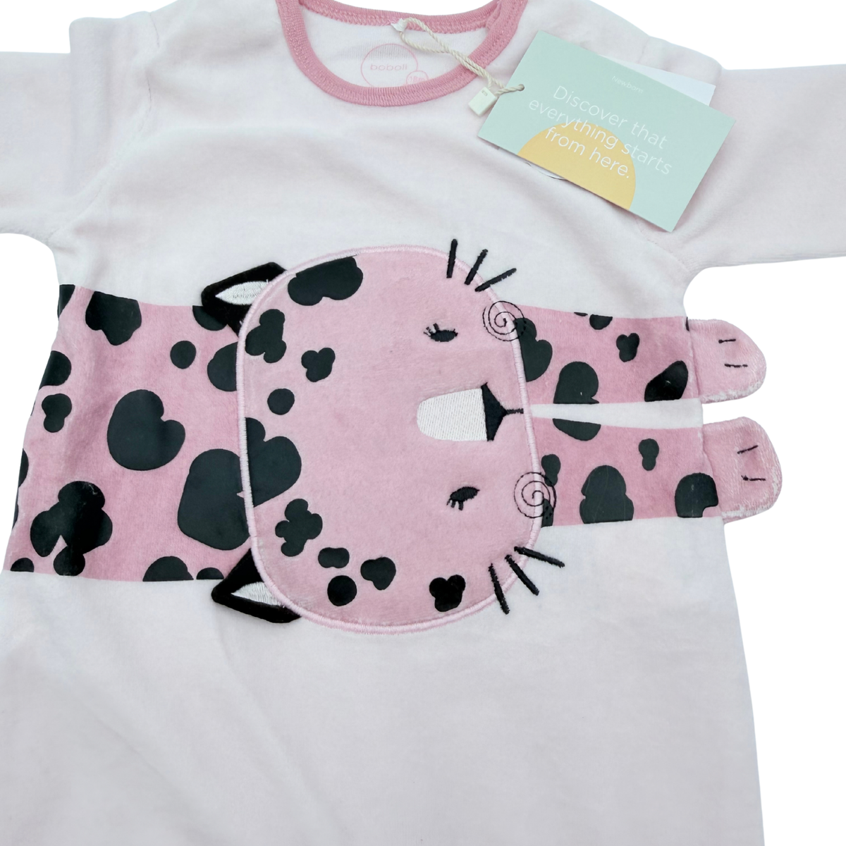 Pyjama bébé rose motif animal - 18 mois
