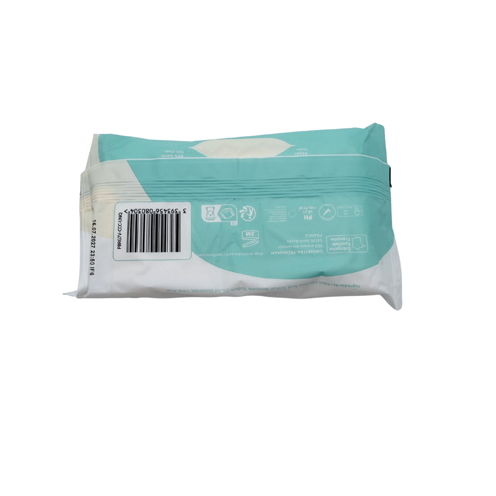 Paquet de 60 lingettes peaux sensibles